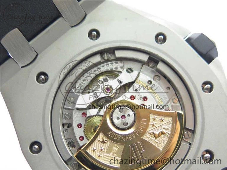 Royal Oak Offshore Diver 15710 ZF 1:1 Best Edition Black Dial on Black Rubber Strap A Functional 4831