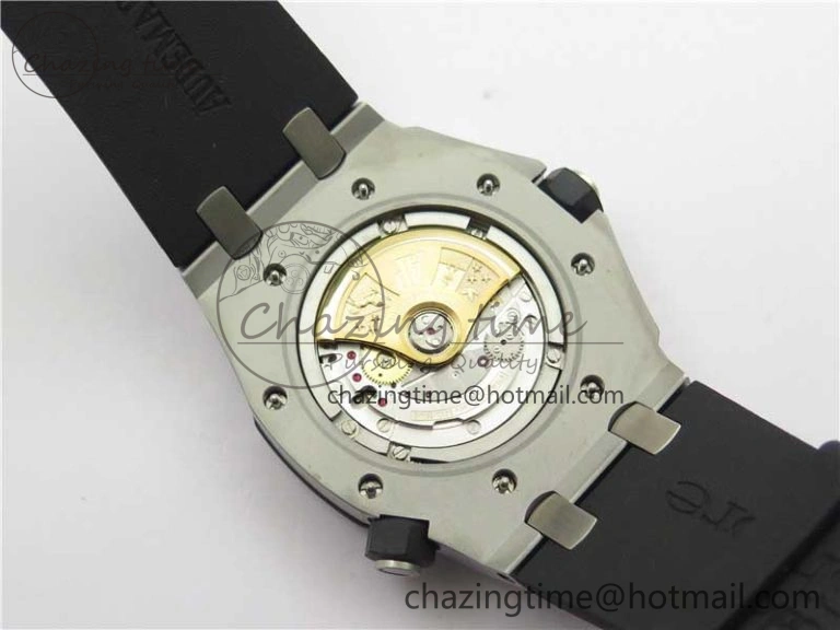 Royal Oak Offshore Diver 15710 ZF 1:1 Best Edition Black Dial on Black Rubber Strap A Functional 4831
