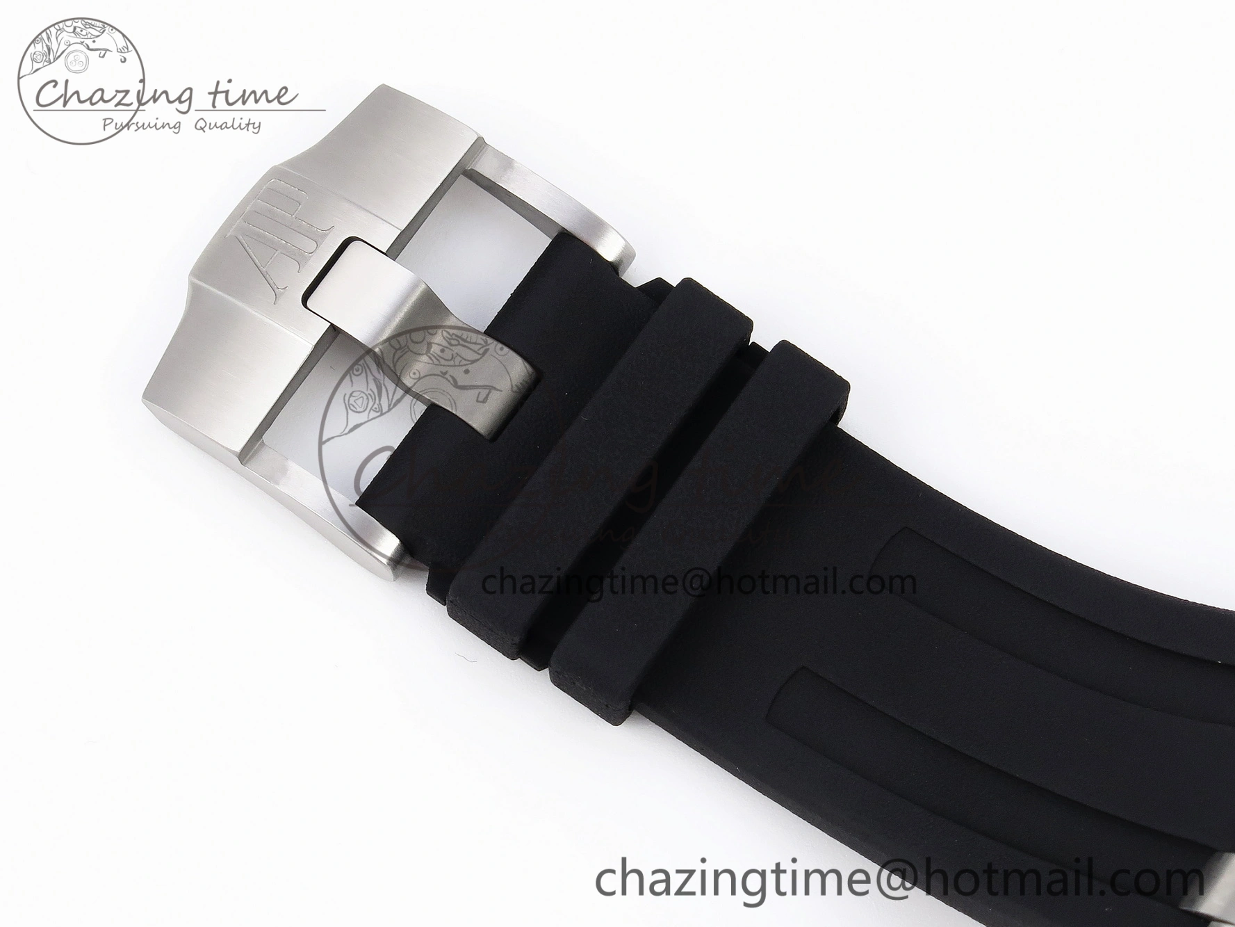 FreshLook Royal Oak Offshore Diver 15710 ZF 1:1 Best Edition Black Dial on Black Rubber Strap SA3120 Super Clone V 4571
