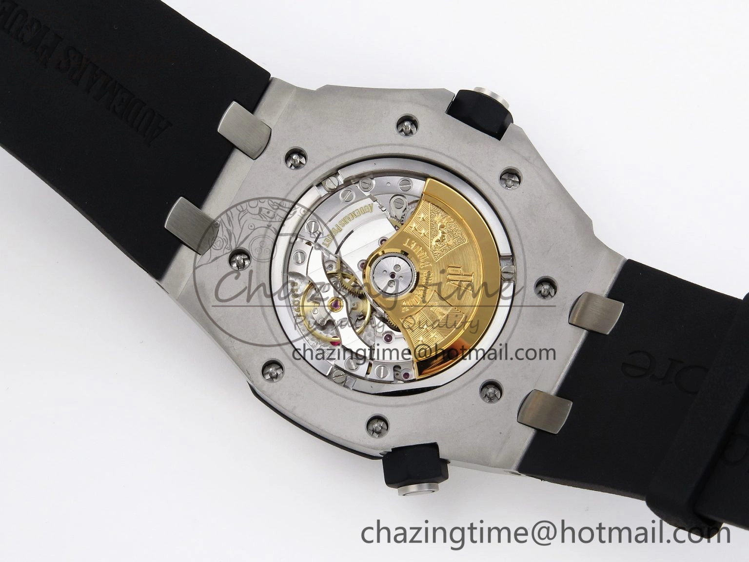 FreshLook Royal Oak Offshore Diver 15710 ZF 1:1 Best Edition Black Dial on Black Rubber Strap SA3120 Super Clone V 4571