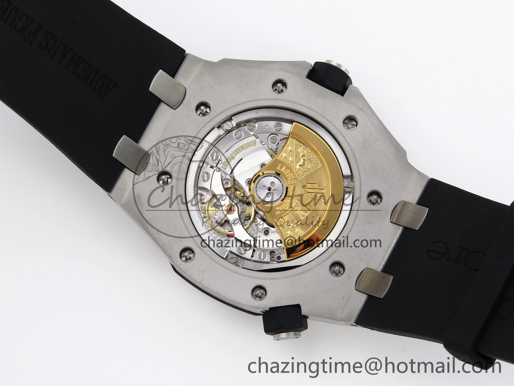 FreshLook Royal Oak Offshore Diver 15710 ZF 1:1 Best Edition Black Dial on Black Rubber Strap SA3120 Super Clone V 4571