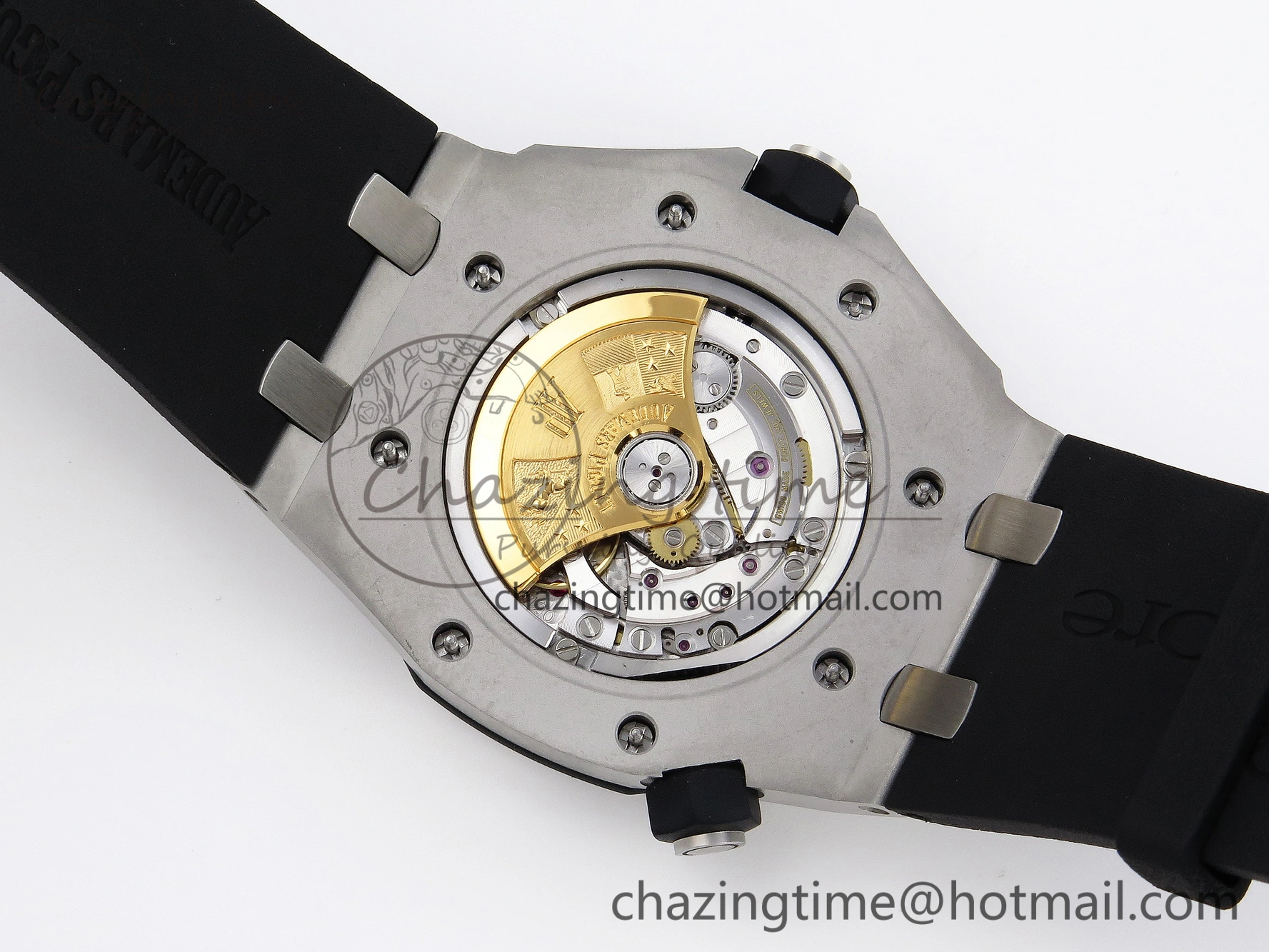 FreshLook Royal Oak Offshore Diver 15710 ZF 1:1 Best Edition Black Dial on Black Rubber Strap SA3120 Super Clone V 4571