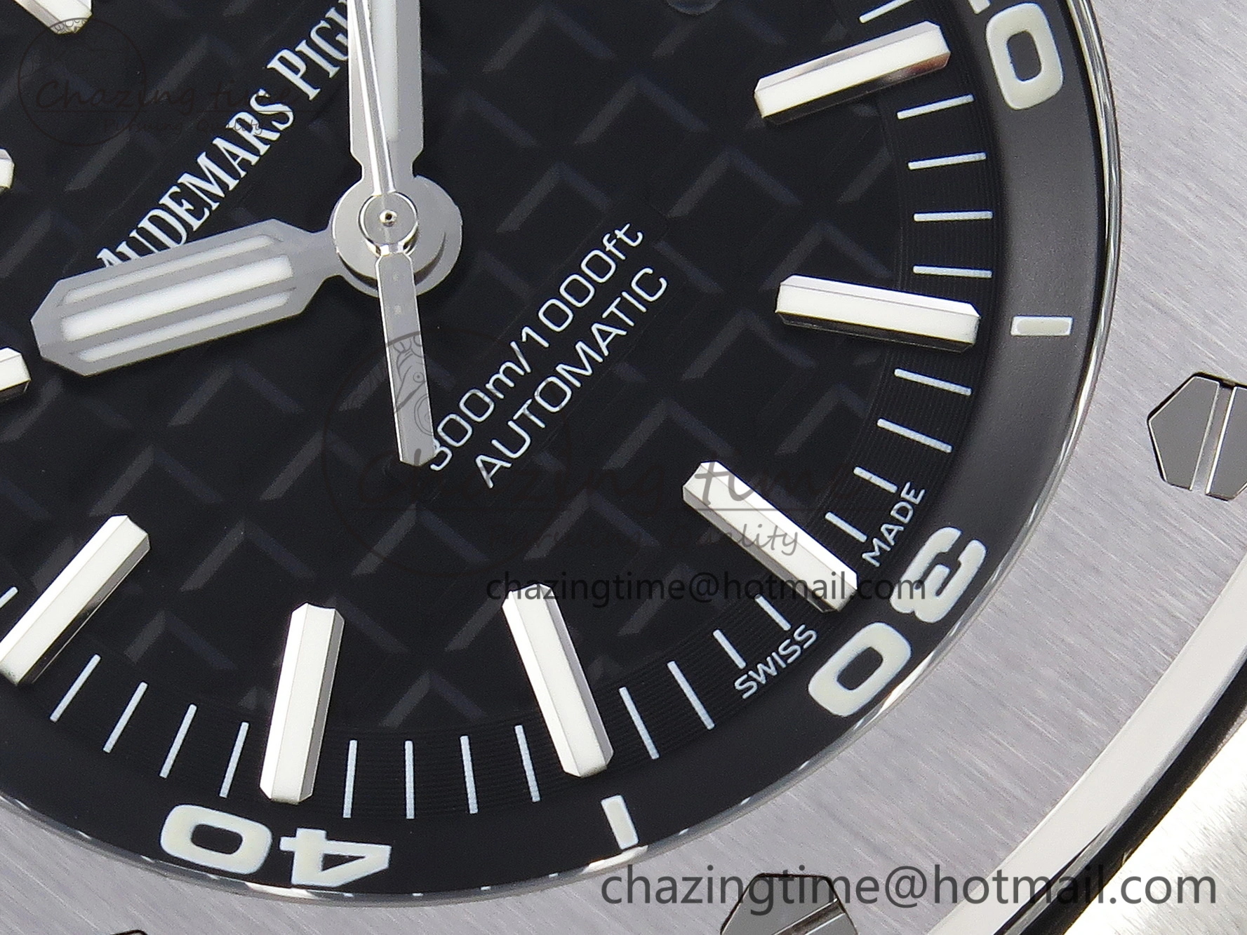FreshLook Royal Oak Offshore Diver 15710 ZF 1:1 Best Edition Black Dial on Black Rubber Strap SA3120 Super Clone V 4571
