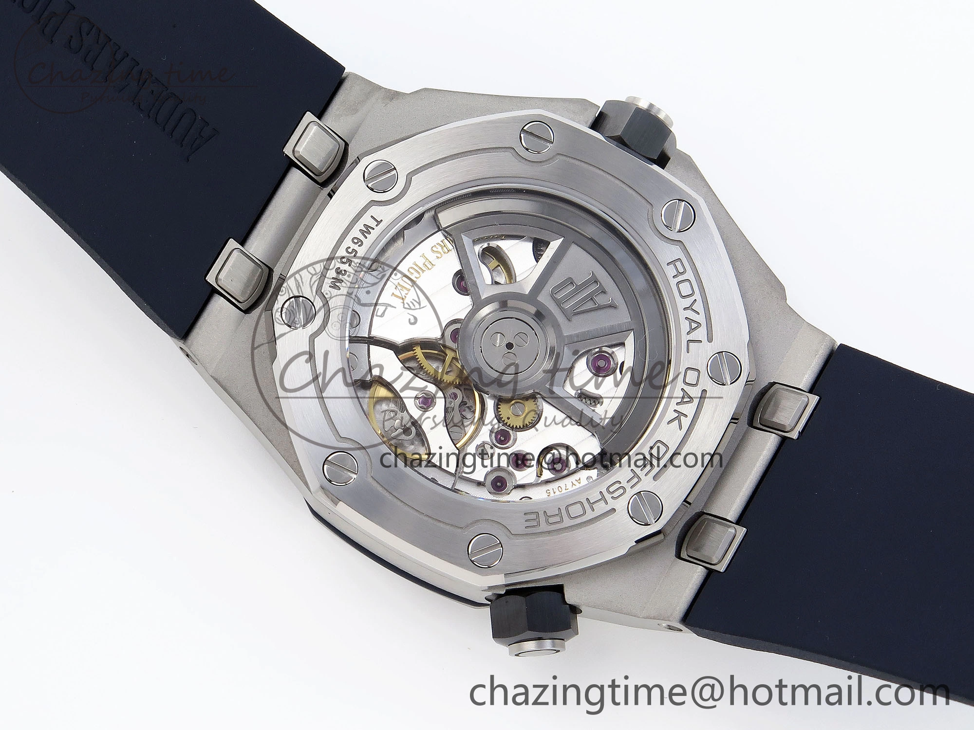 Royal Oak Offshore Diver 15720 APSF 1:1 Best Edition Blue Dial on Blue Rubber Strap SA Resilient 4545