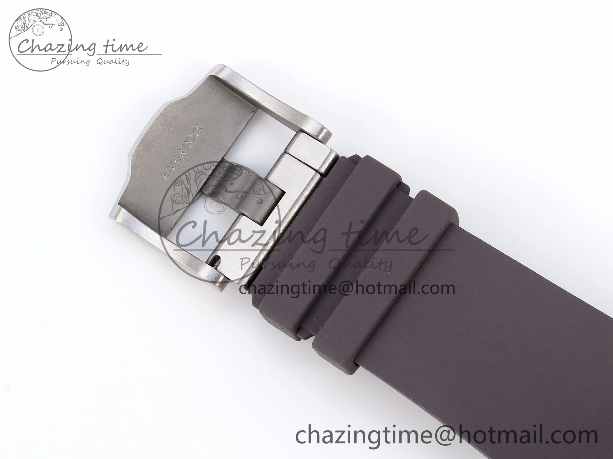 Royal Oak Offshore Diver 15720 APSF 1:1 Best Edition Gray Dial on Gray Rubber Strap SA Refined 4542