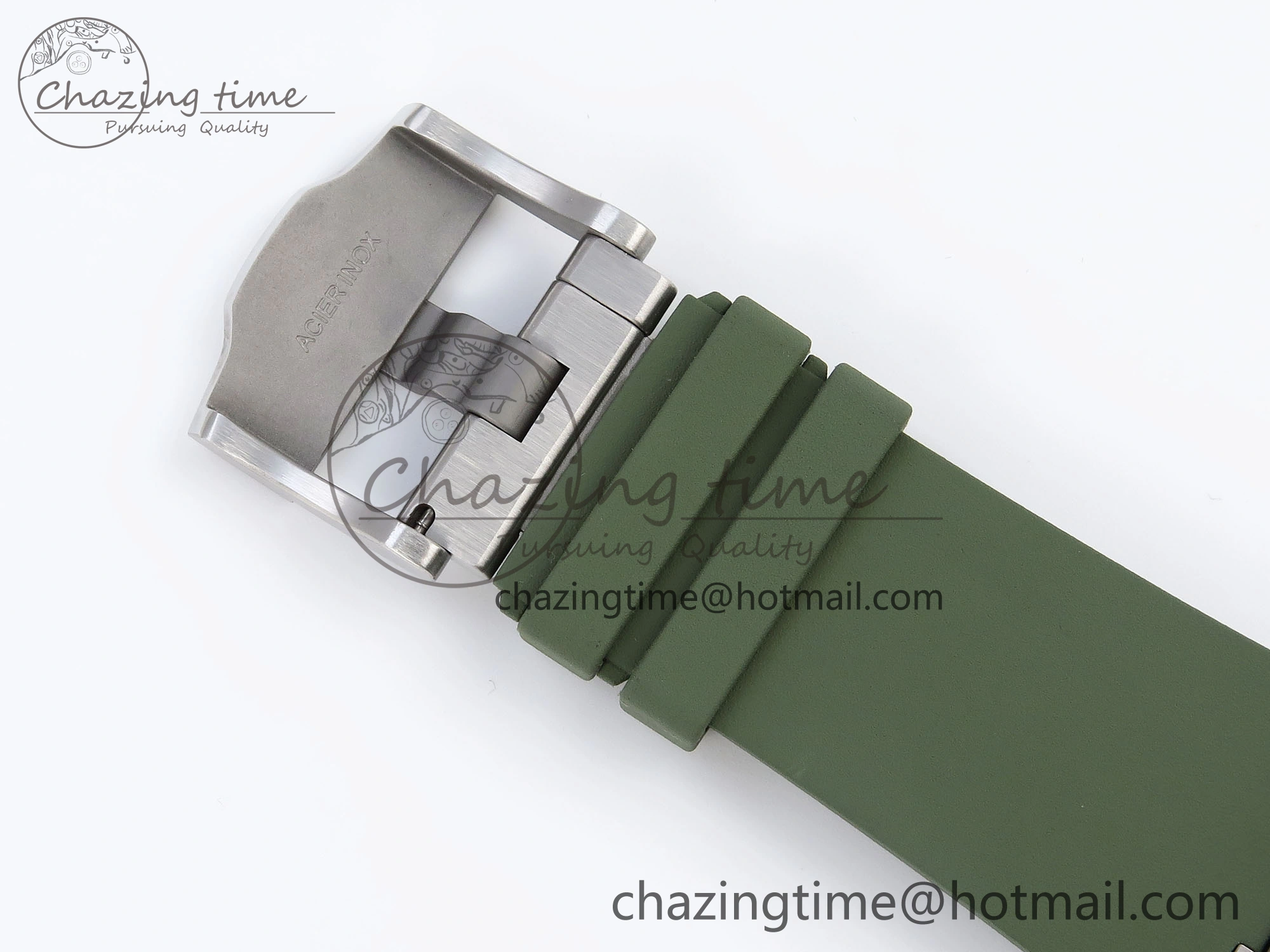Royal Oak Offshore Diver 15720 APSF 1:1 Best Edition Green Dial on Green Rubber Strap SA Neat 4543