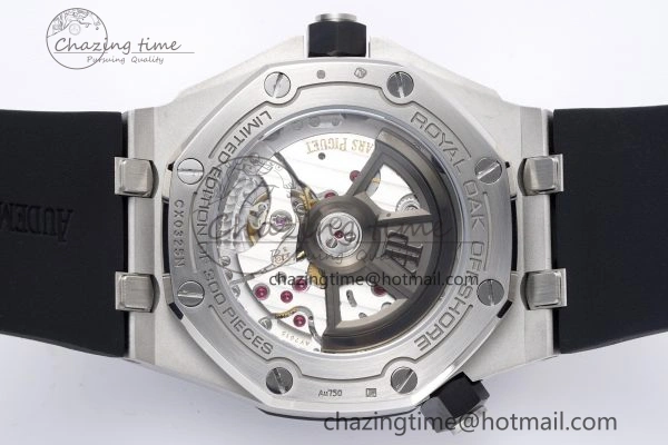 Sleek Royal Oak Offshore Diver 15720 Black Ceramic Bezel ZF 1:1 Best Edition Black Dial on Black Rubber Strap A 4681