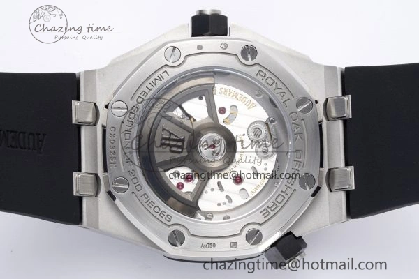 Sleek Royal Oak Offshore Diver 15720 Black Ceramic Bezel ZF 1:1 Best Edition Black Dial on Black Rubber Strap A 4681