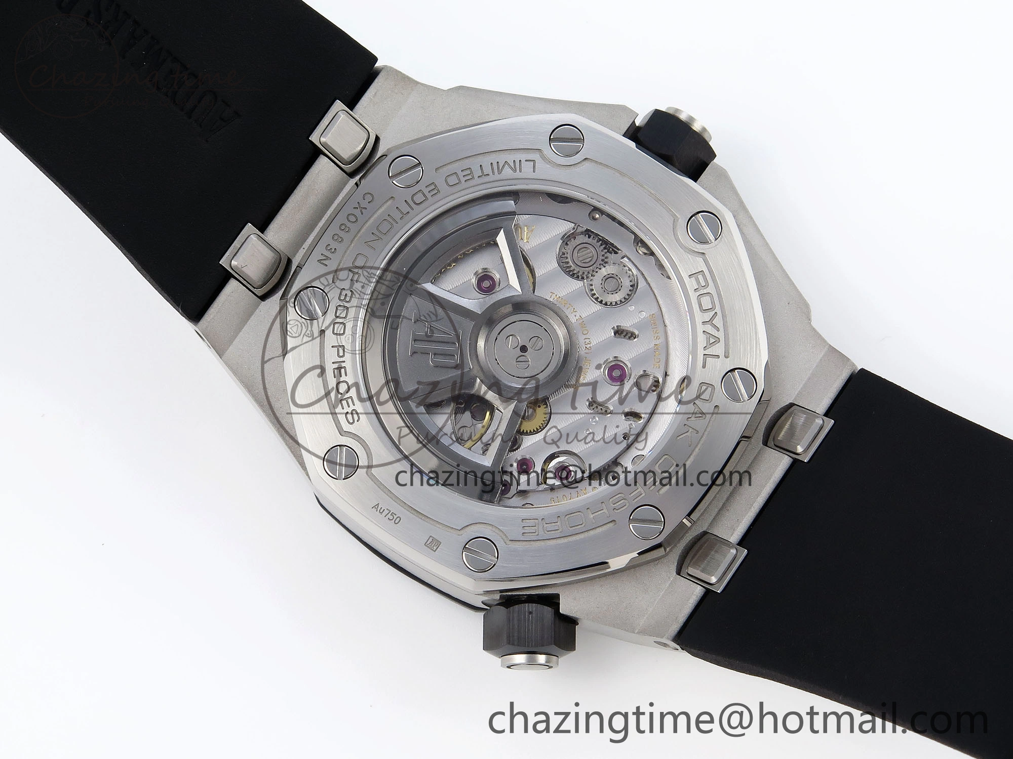 Royal Oak Offshore Diver 15720 Ceramic Bezel APSF 1:1 Best Edition Black Dial on Black Rubber Strap SA Stylish 4541