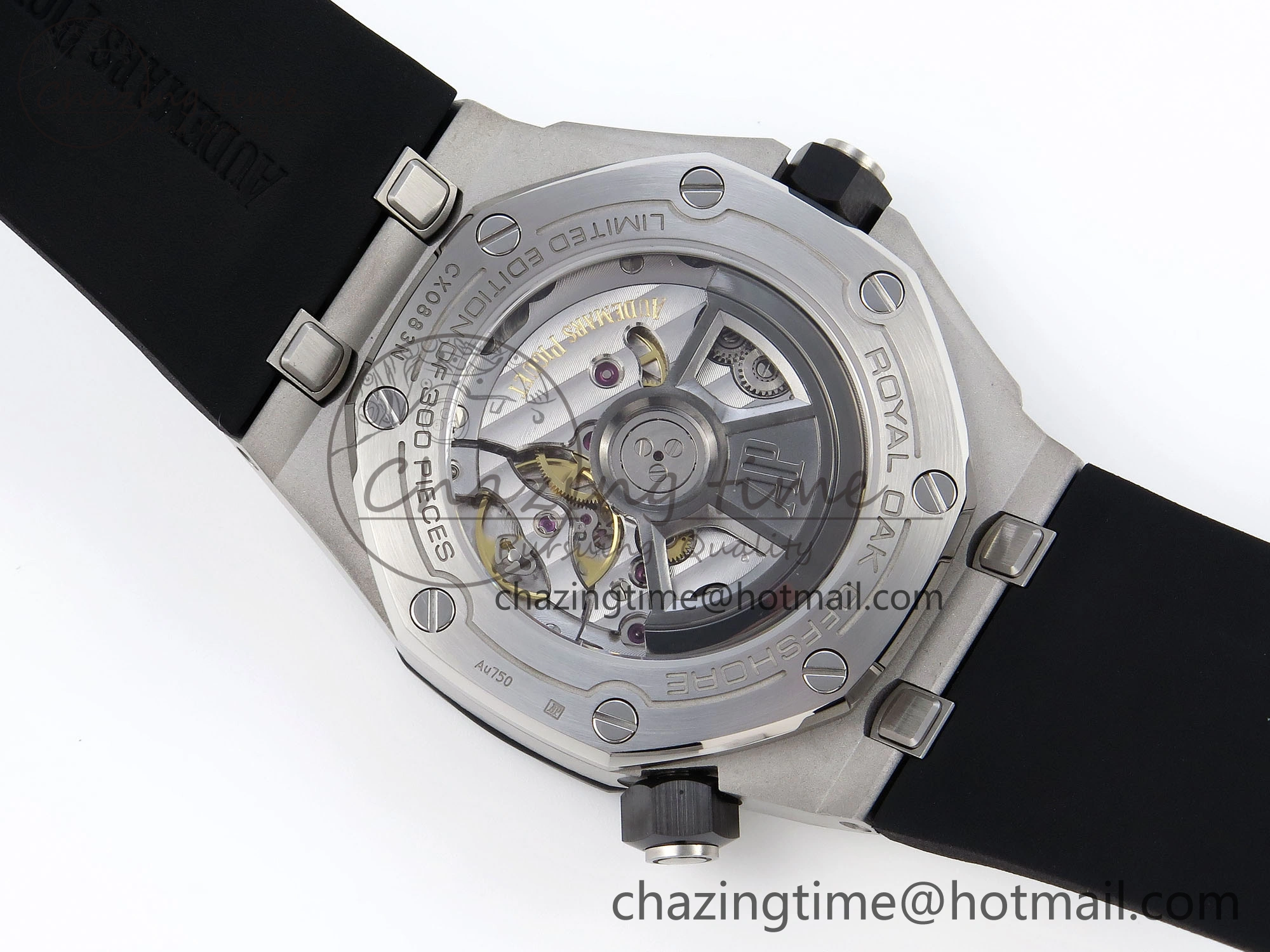 Royal Oak Offshore Diver 15720 Ceramic Bezel APSF 1:1 Best Edition Black Dial on Black Rubber Strap SA Stylish 4541