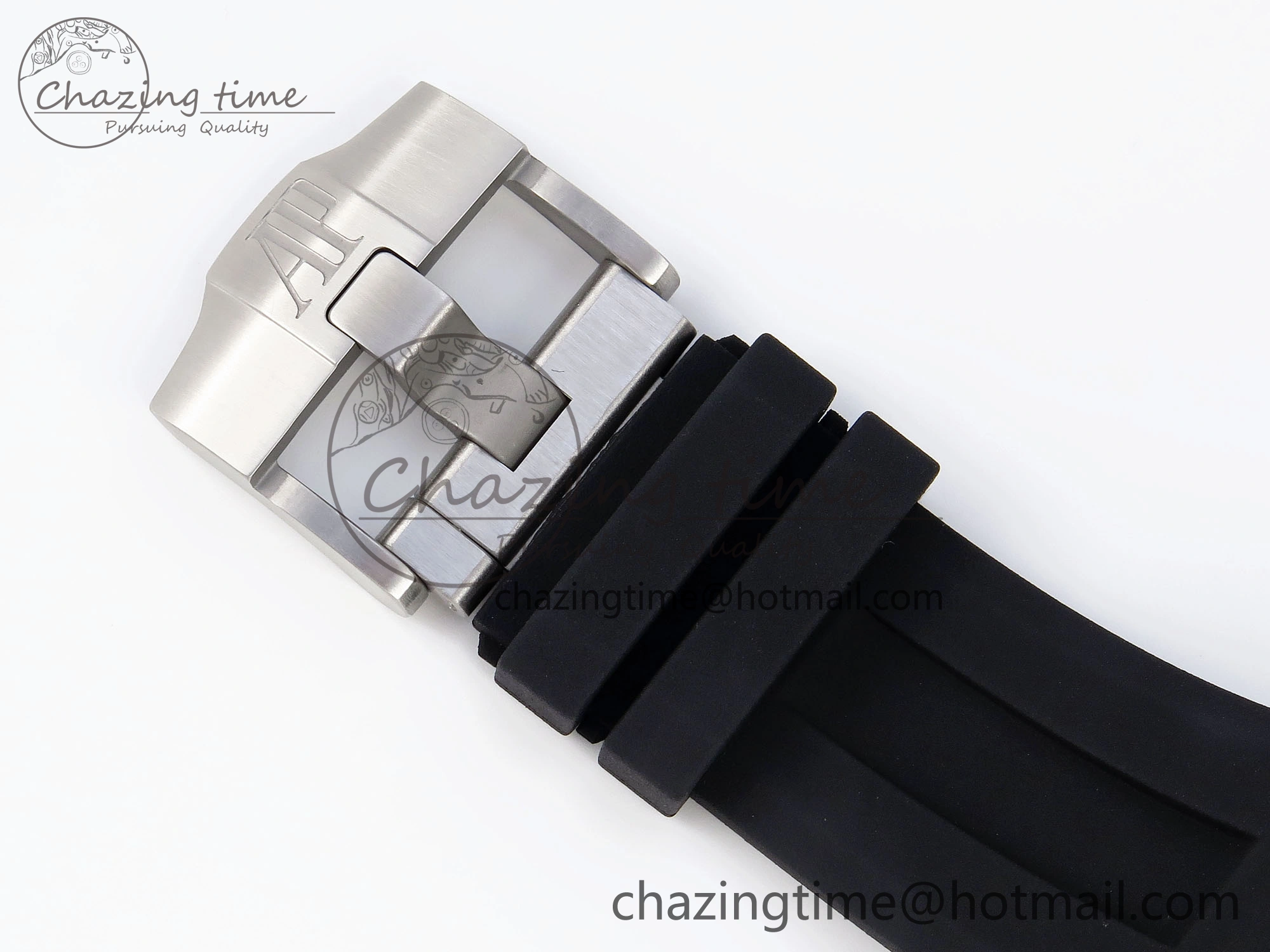 Royal Oak Offshore Diver 15720 Ceramic Bezel APSF 1:1 Best Edition Black Dial on Black Rubber Strap SA Stylish 4541