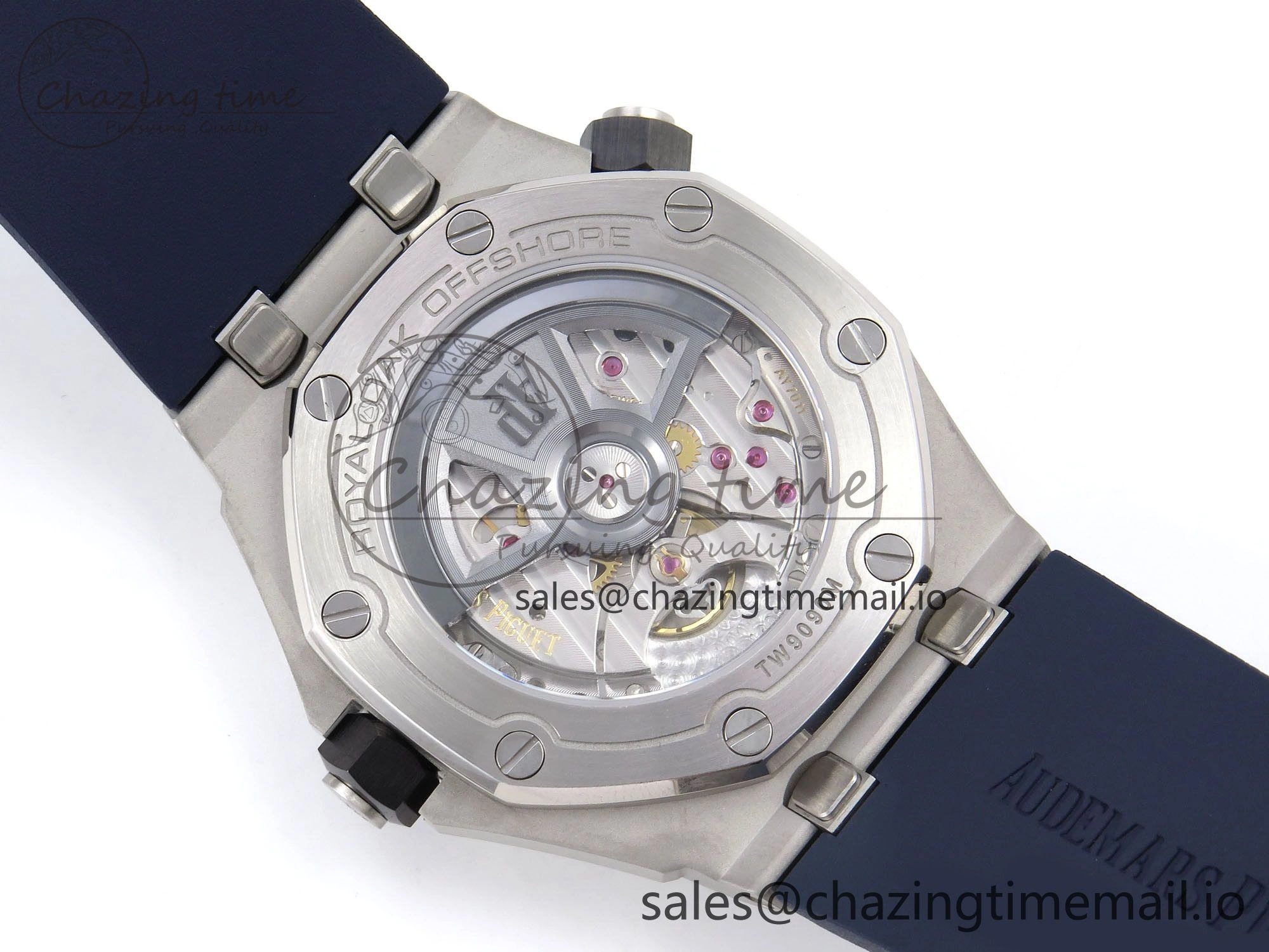 ModernLook Royal Oak Offshore Diver 15720 IPF Best Edition Blue Dial on Blue Rubber Strap A4308 V 4402