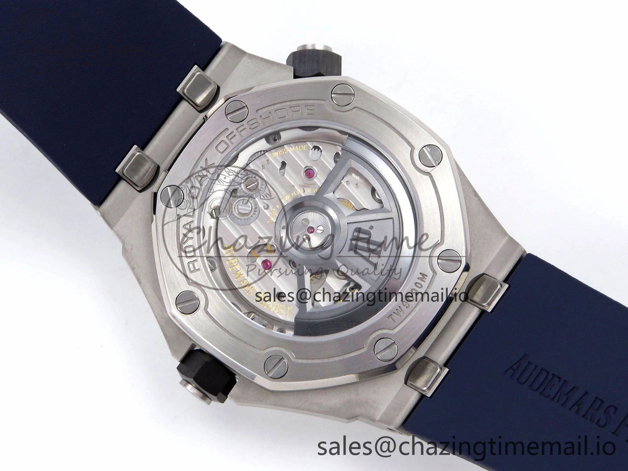 ModernLook Royal Oak Offshore Diver 15720 IPF Best Edition Blue Dial on Blue Rubber Strap A4308 V 4402