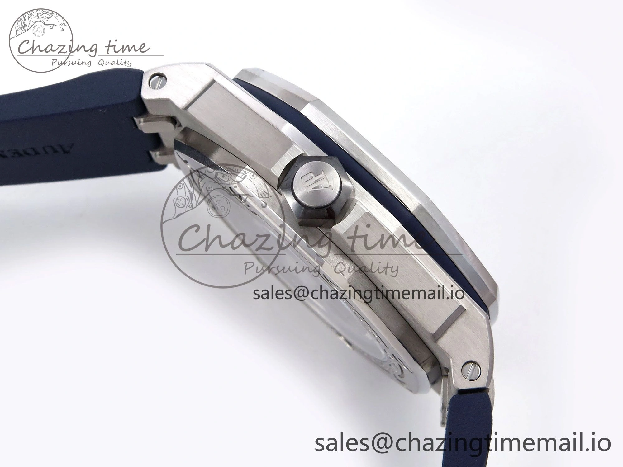 ModernLook Royal Oak Offshore Diver 15720 IPF Best Edition Blue Dial on Blue Rubber Strap A4308 V 4402