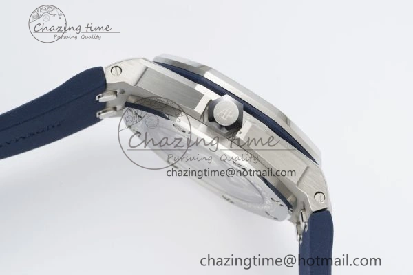 Packable Royal Oak Offshore Diver 15720 IPF Best Edition Blue Dial on Blue Rubber Strap A 4706