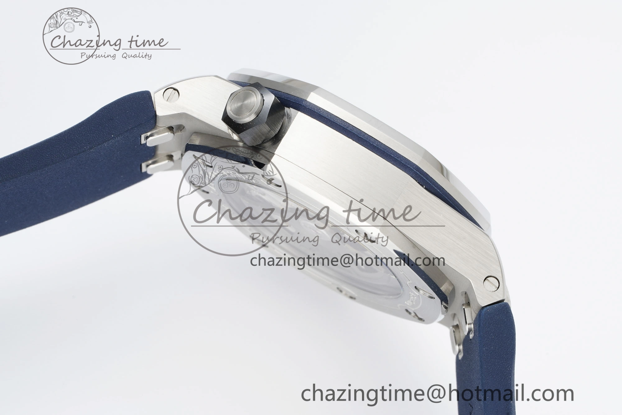 Packable Royal Oak Offshore Diver 15720 IPF Best Edition Blue Dial on Blue Rubber Strap A 4706