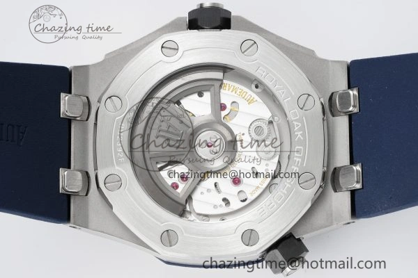 Packable Royal Oak Offshore Diver 15720 IPF Best Edition Blue Dial on Blue Rubber Strap A 4706