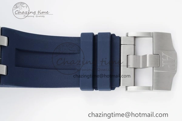 Packable Royal Oak Offshore Diver 15720 IPF Best Edition Blue Dial on Blue Rubber Strap A 4706