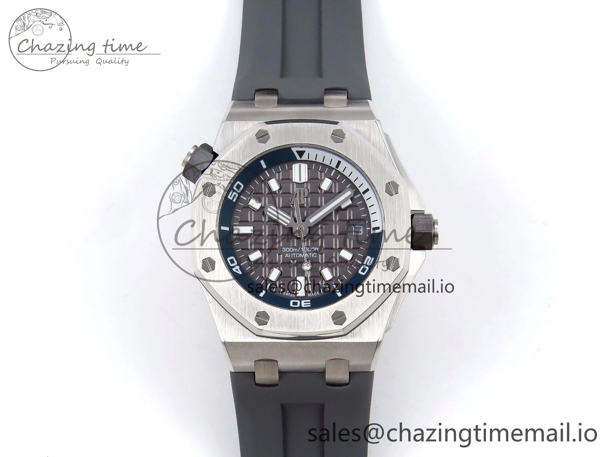 Royal Oak Offshore Diver 15720 IPF Best Edition Gray Dial on Gray Rubber Strap A4308 V Thermal 4403