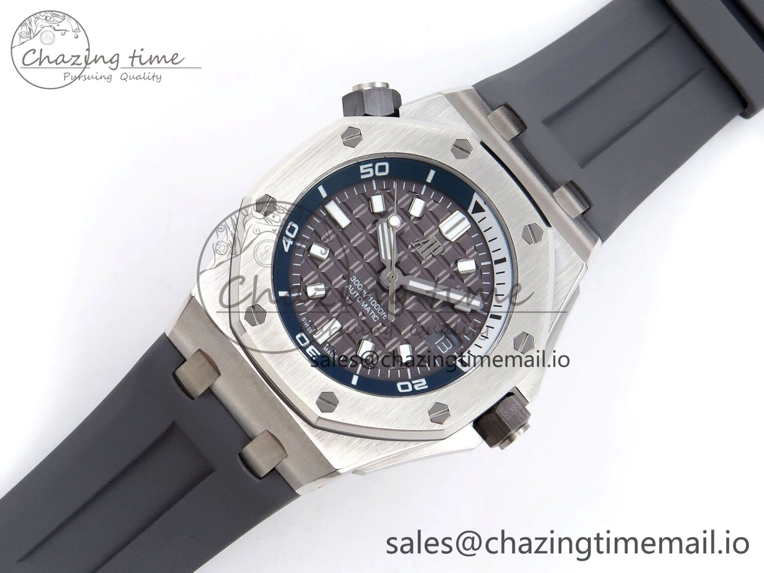 Royal Oak Offshore Diver 15720 IPF Best Edition Gray Dial on Gray Rubber Strap A4308 V Thermal 4403