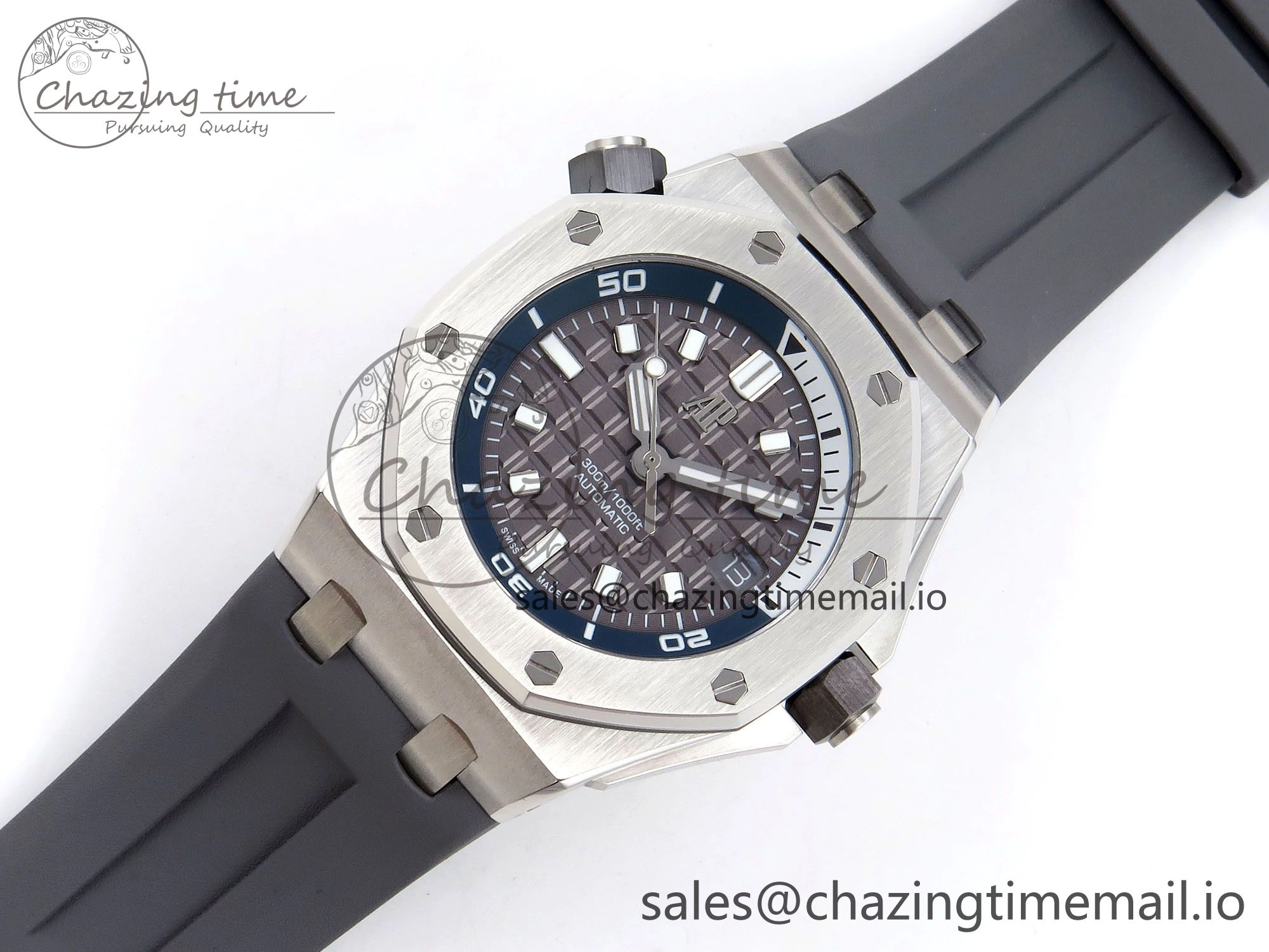 Royal Oak Offshore Diver 15720 IPF Best Edition Gray Dial on Gray Rubber Strap A4308 V Thermal 4403