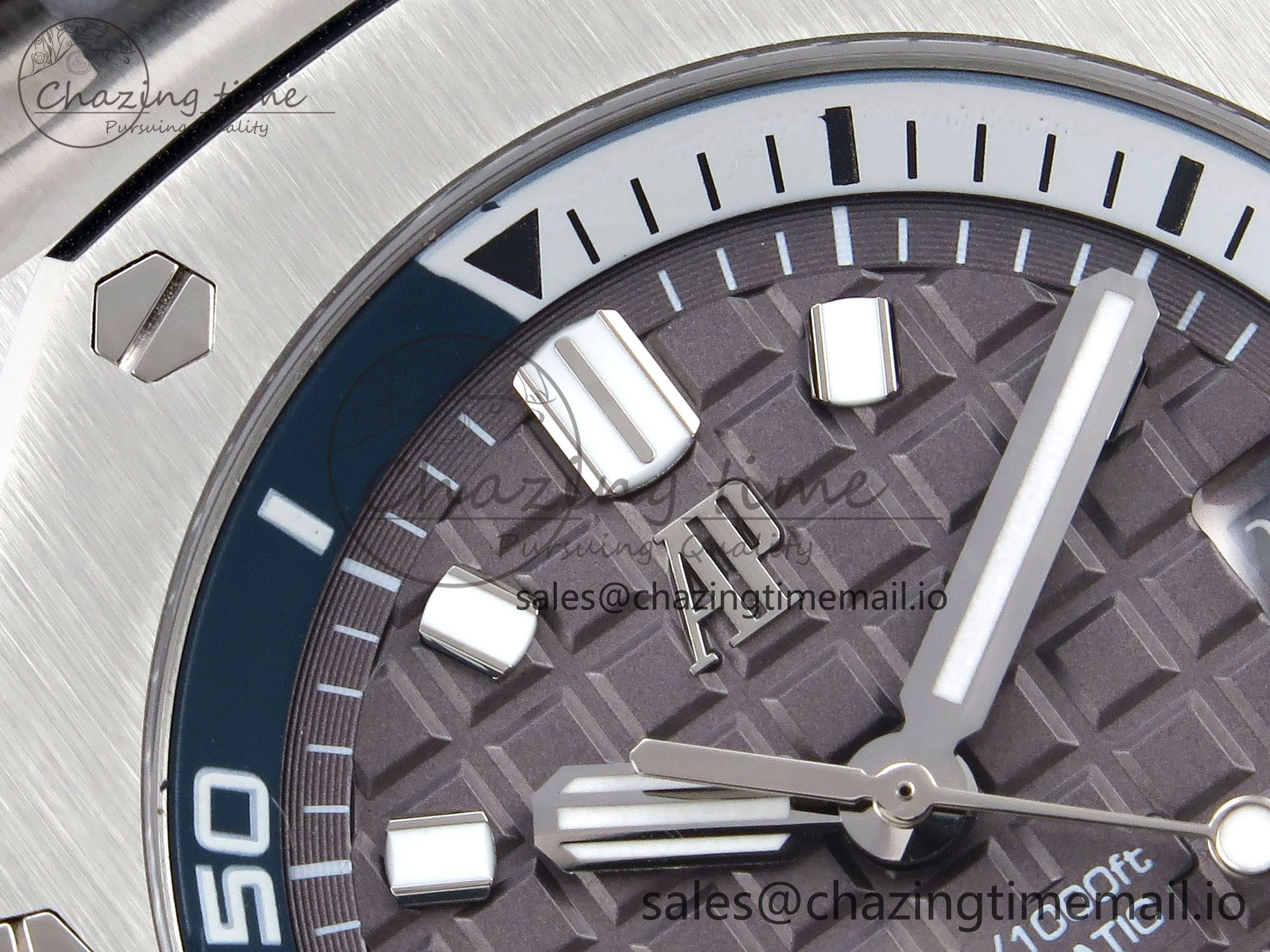 Royal Oak Offshore Diver 15720 IPF Best Edition Gray Dial on Gray Rubber Strap A4308 V Thermal 4403