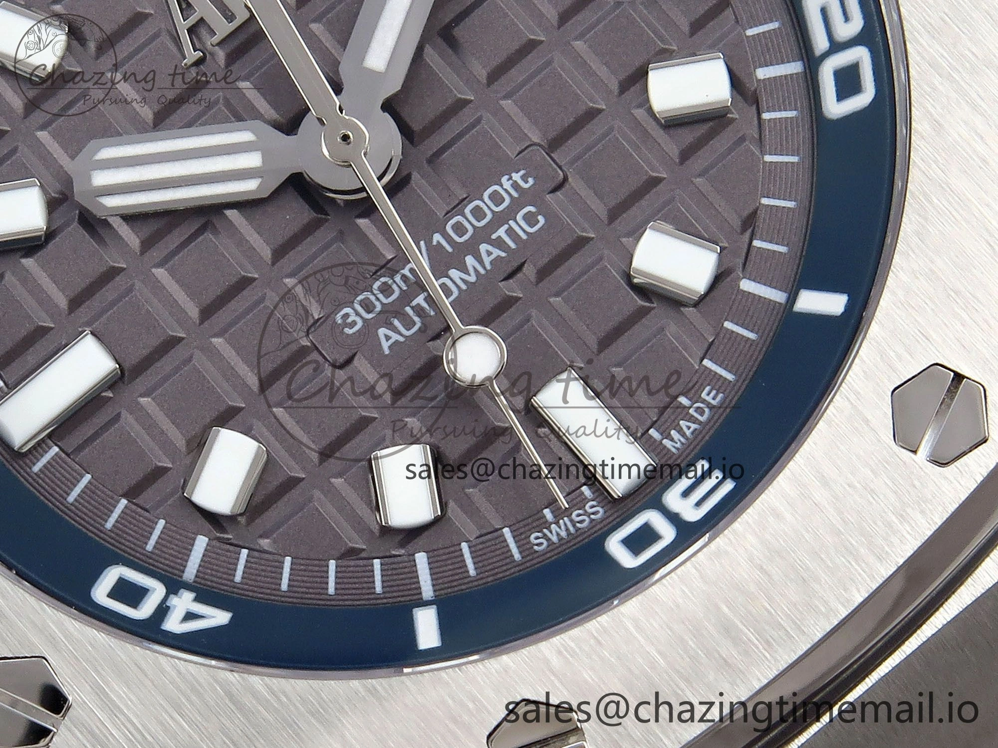 Royal Oak Offshore Diver 15720 IPF Best Edition Gray Dial on Gray Rubber Strap A4308 V Thermal 4403