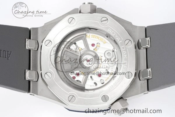 Royal Oak Offshore Diver 15720 IPF Best Edition Gray Dial on Gray Rubber Strap A Stylish 4705