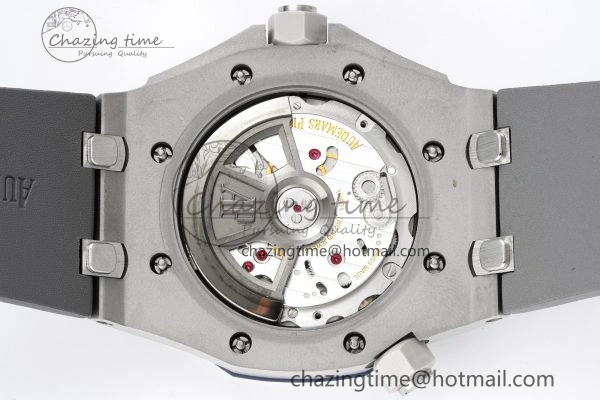 Royal Oak Offshore Diver 15720 IPF Best Edition Gray Dial on Gray Rubber Strap A Stylish 4705