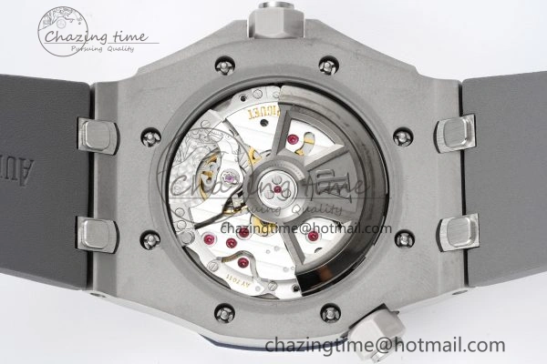 Royal Oak Offshore Diver 15720 IPF Best Edition Gray Dial on Gray Rubber Strap A Stylish 4705