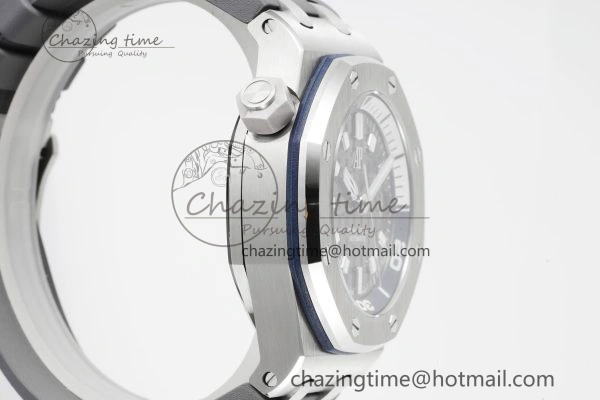 Royal Oak Offshore Diver 15720 IPF Best Edition Gray Dial on Gray Rubber Strap A Stylish 4705