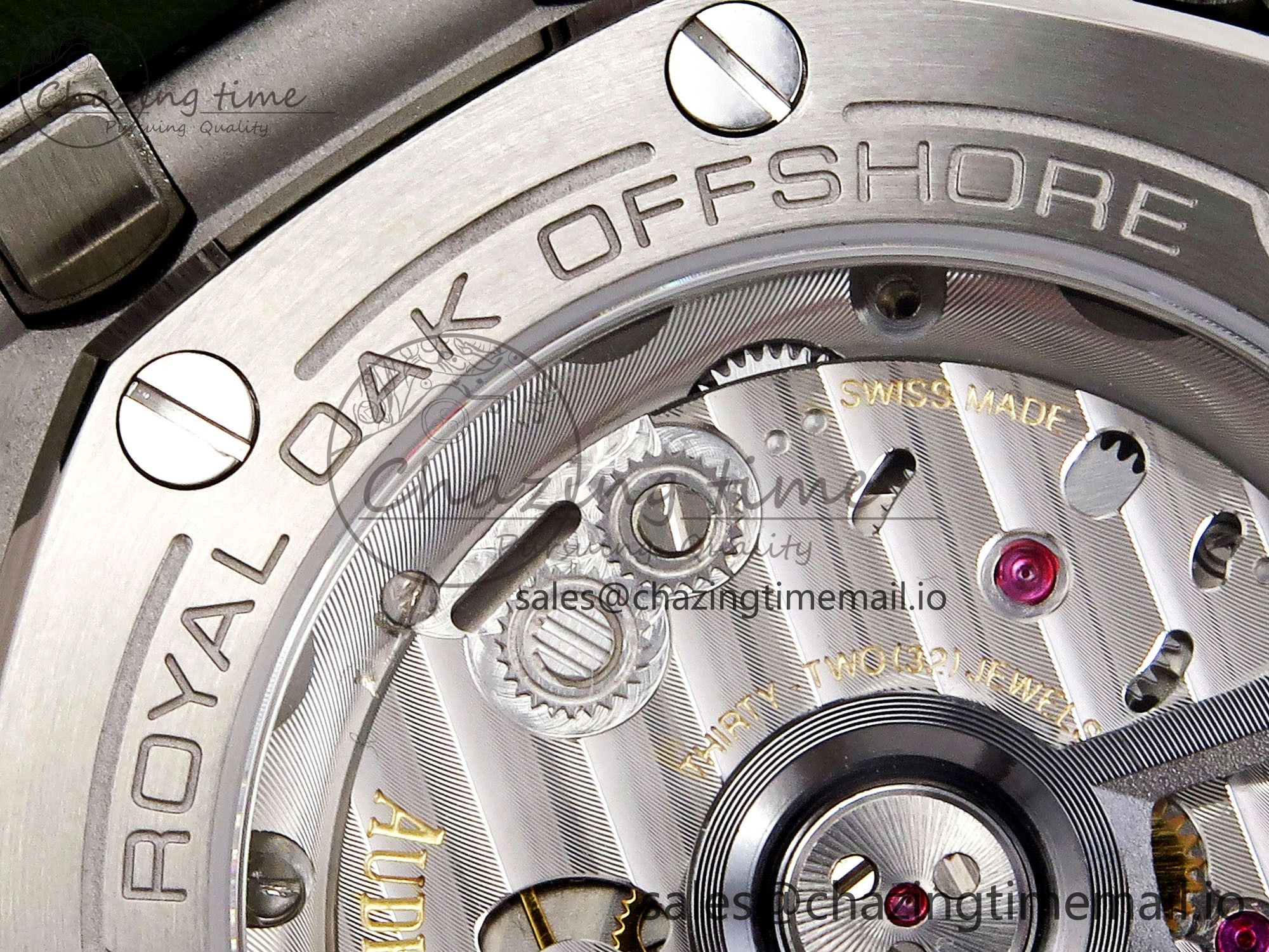 Royal Oak Offshore Diver 15720 IPF Best Edition Green Dial on Green Rubber Strap A4308 V Lightweight 4404