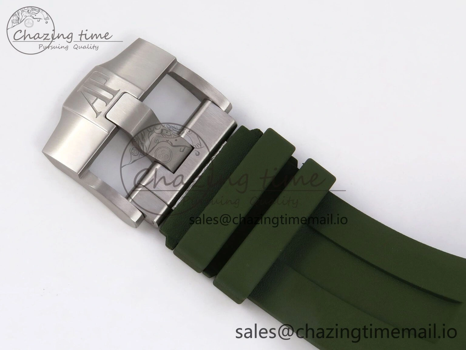 Royal Oak Offshore Diver 15720 IPF Best Edition Green Dial on Green Rubber Strap A4308 V Lightweight 4404