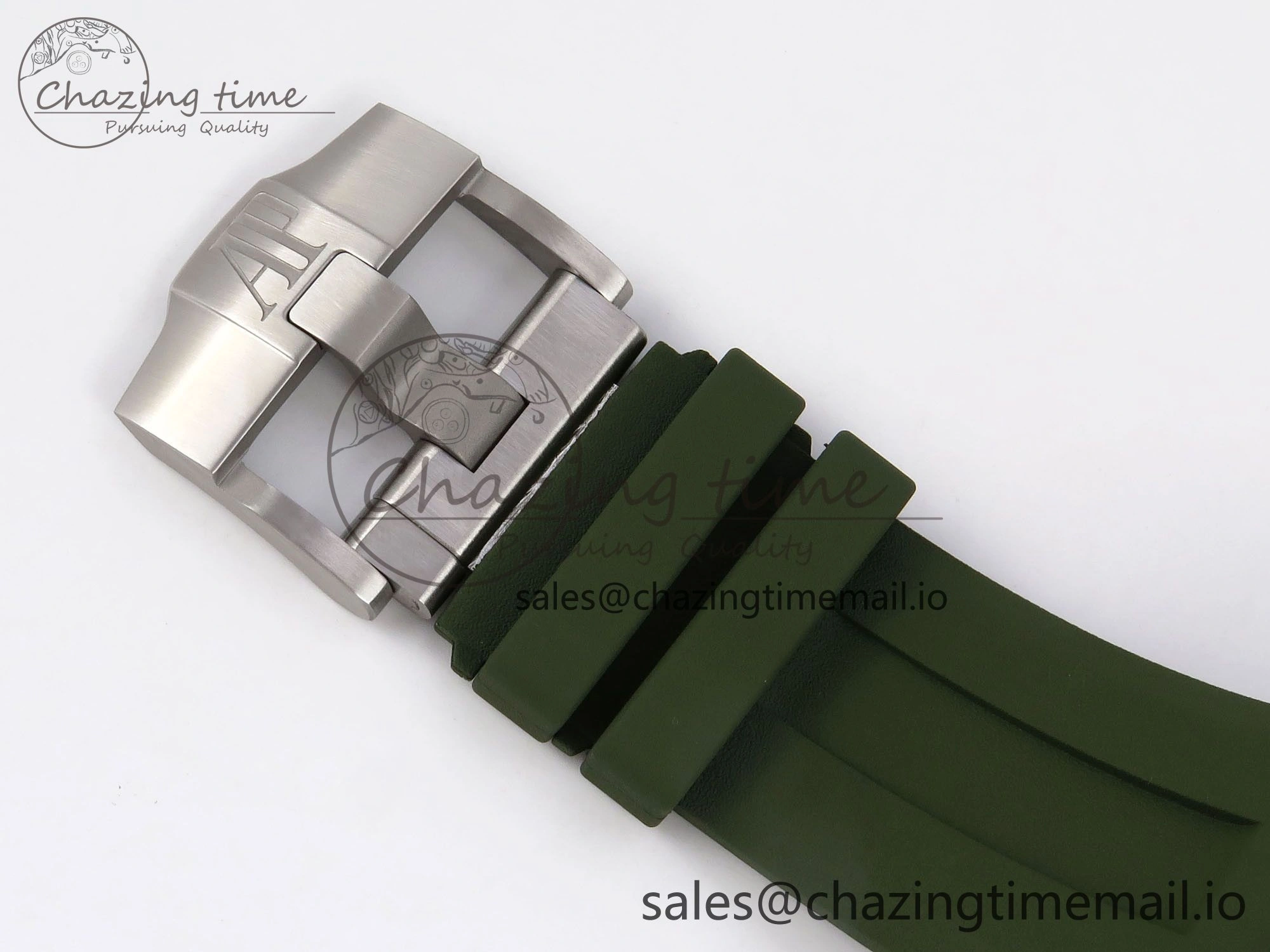 Royal Oak Offshore Diver 15720 IPF Best Edition Green Dial on Green Rubber Strap A4308 V Lightweight 4404