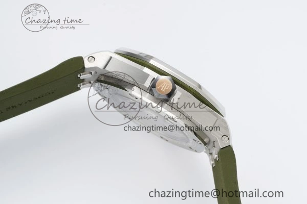Royal Oak Offshore Diver 15720 IPF Best Edition Green Dial on Green Rubber Strap A QuickDry 4704