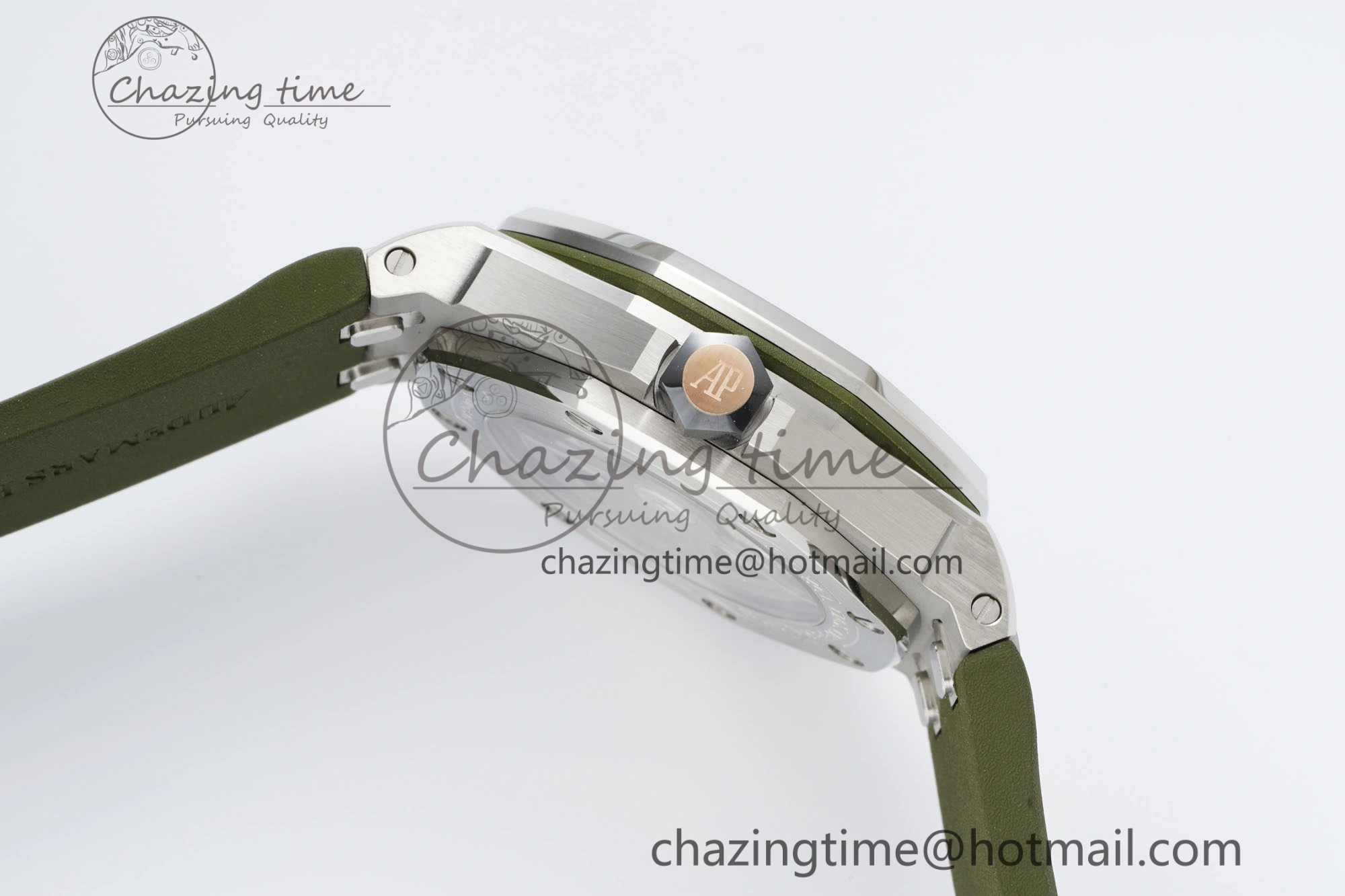 Royal Oak Offshore Diver 15720 IPF Best Edition Green Dial on Green Rubber Strap A QuickDry 4704