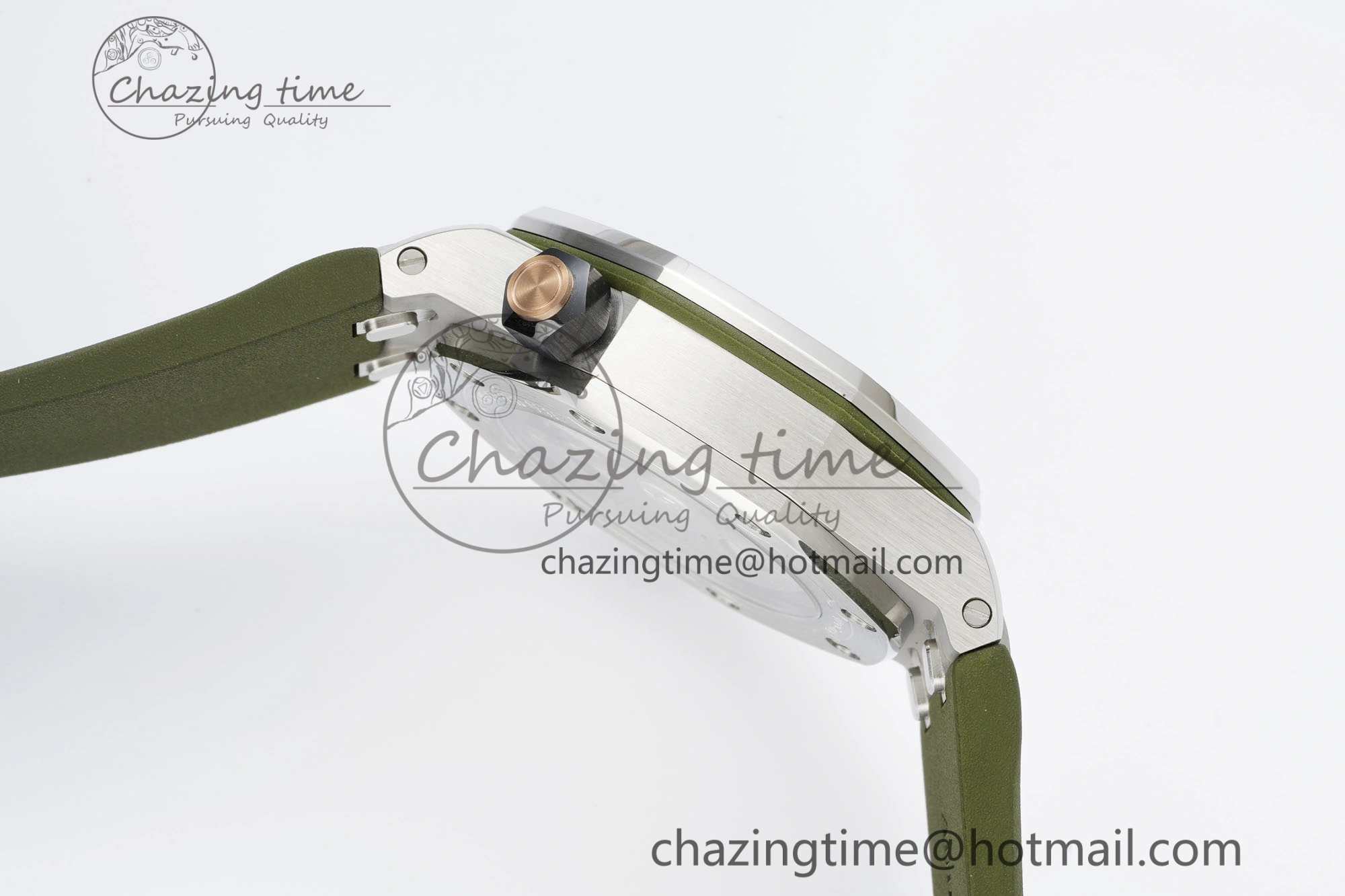 Royal Oak Offshore Diver 15720 IPF Best Edition Green Dial on Green Rubber Strap A QuickDry 4704