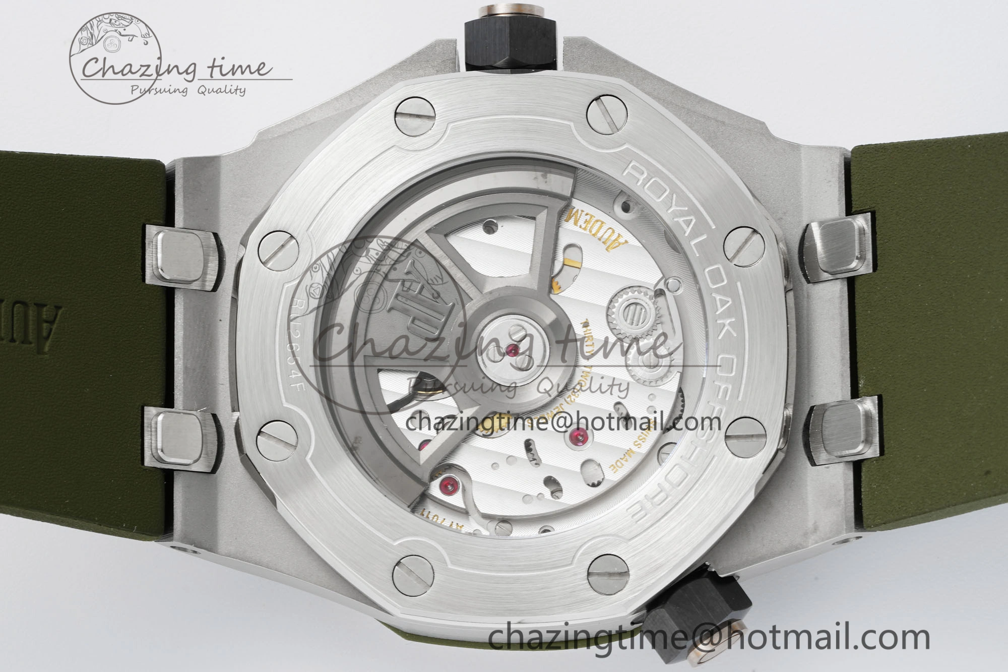 Royal Oak Offshore Diver 15720 IPF Best Edition Green Dial on Green Rubber Strap A QuickDry 4704