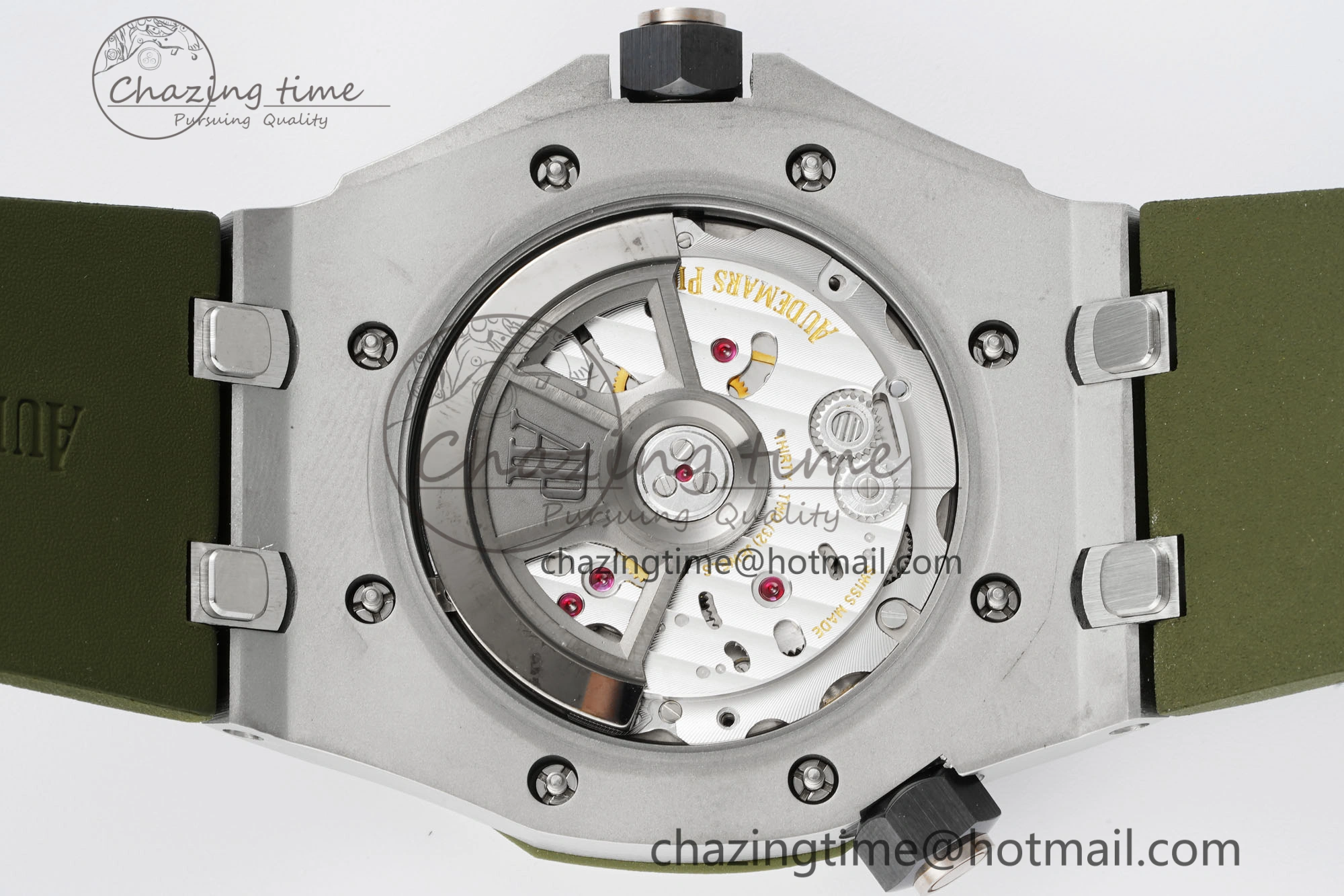 Royal Oak Offshore Diver 15720 IPF Best Edition Green Dial on Green Rubber Strap A QuickDry 4704