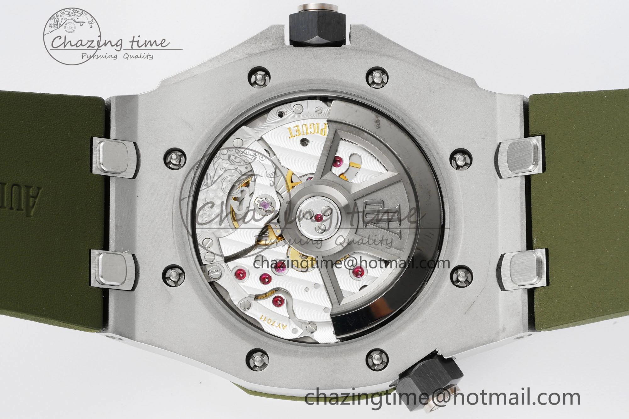 Royal Oak Offshore Diver 15720 IPF Best Edition Green Dial on Green Rubber Strap A QuickDry 4704