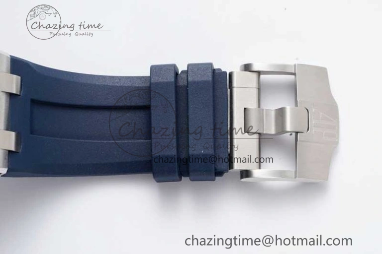 Royal Oak Offshore Diver 15720 SS APF 1:1 Best Edition Blue Dial on Blue Rubber Strap A Modern 4614