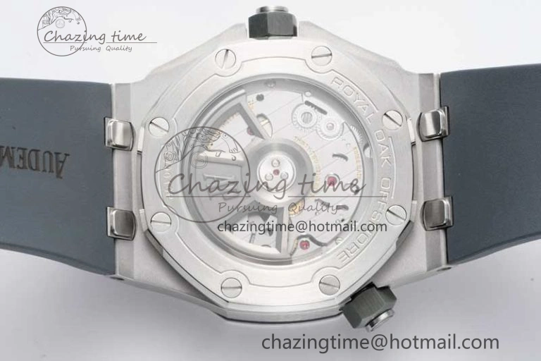 Royal Oak Offshore Diver 15720 SS APF 1:1 Best Edition Gray Dial on Gray Rubber Strap A Casual 4610