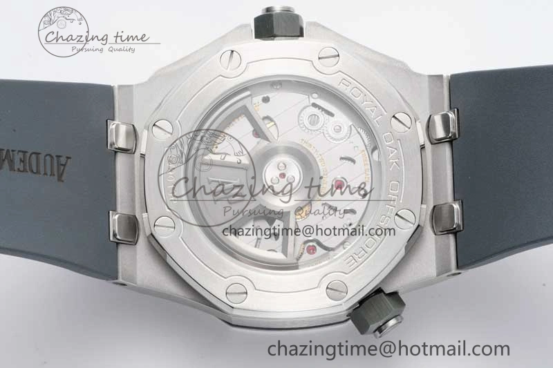 Royal Oak Offshore Diver 15720 SS APF 1:1 Best Edition Gray Dial on Gray Rubber Strap A Casual 4610