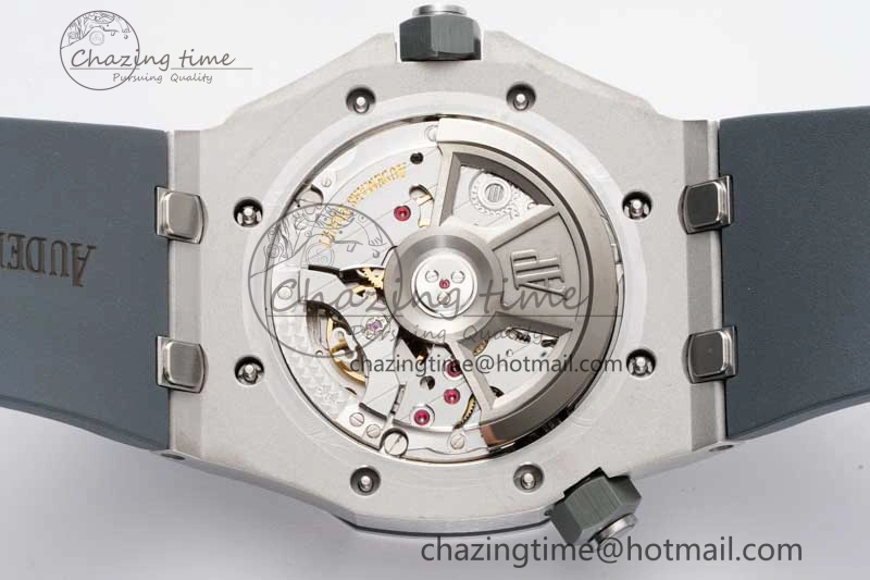 Royal Oak Offshore Diver 15720 SS APF 1:1 Best Edition Gray Dial on Gray Rubber Strap A Casual 4610