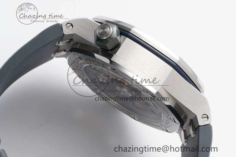 Royal Oak Offshore Diver 15720 SS APF 1:1 Best Edition Gray Dial on Gray Rubber Strap A Casual 4610