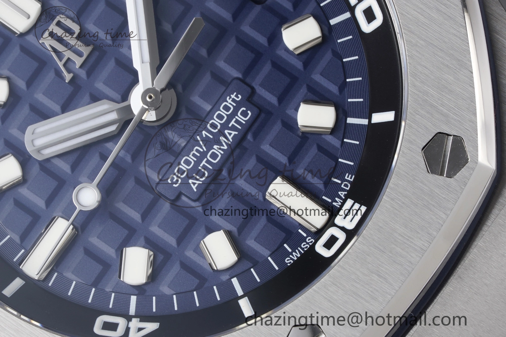 Modern Royal Oak Offshore Diver 15720 SS ZF 1:1 Best Edition Blue Dial on Blue Rubber Strap A 4678