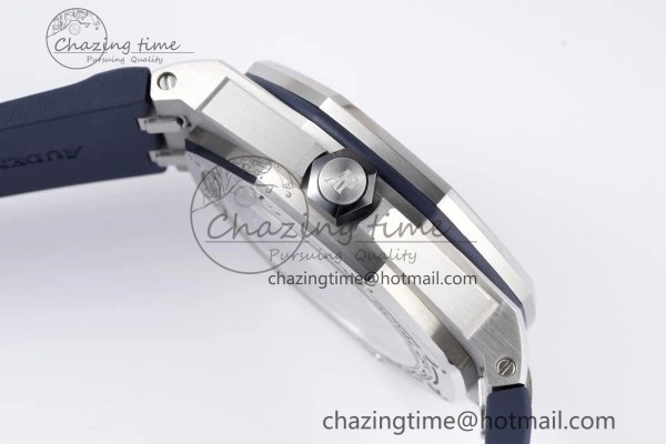 Modern Royal Oak Offshore Diver 15720 SS ZF 1:1 Best Edition Blue Dial on Blue Rubber Strap A 4678
