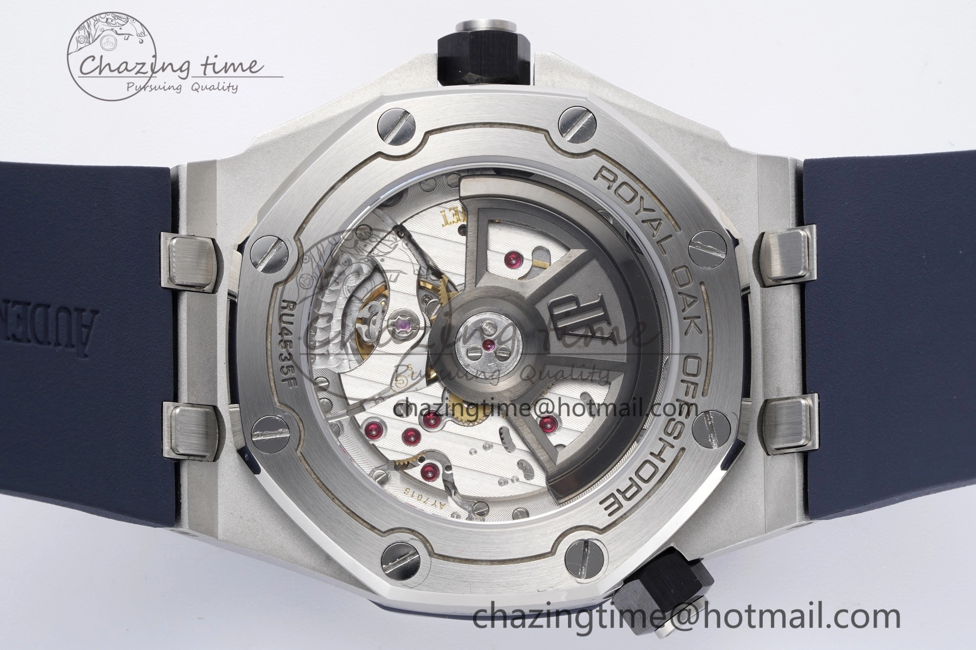 Modern Royal Oak Offshore Diver 15720 SS ZF 1:1 Best Edition Blue Dial on Blue Rubber Strap A 4678