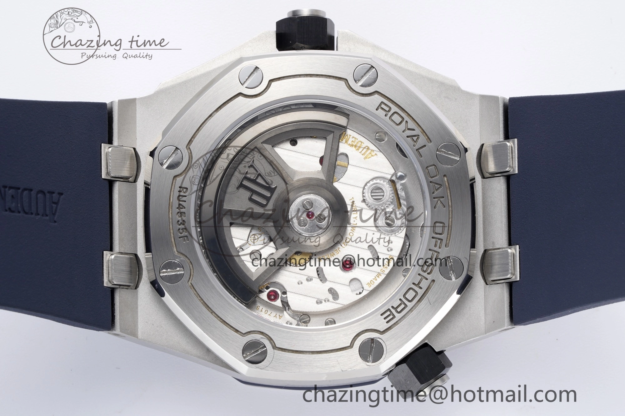 Modern Royal Oak Offshore Diver 15720 SS ZF 1:1 Best Edition Blue Dial on Blue Rubber Strap A 4678