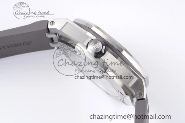 ComfortFit Royal Oak Offshore Diver 15720 SS ZF 1:1 Best Edition Gray Dial on Gray Rubber Strap A 4682